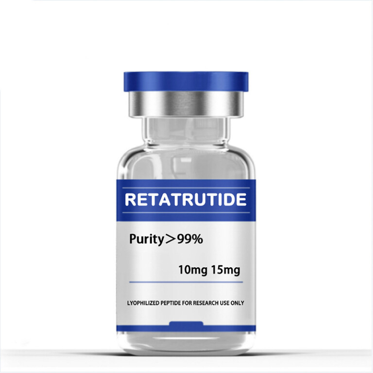 GLP-1Retatrutide for weight loss  99% Purity Peptides Lyophilized Powder  10mg 15mg CAS:2381089-83-2