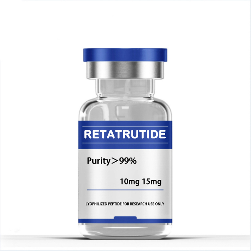 GLP-1Retatrutide for weight loss  99% Purity Peptides Lyophilized Powder  10mg 15mg CAS:2381089-83-2