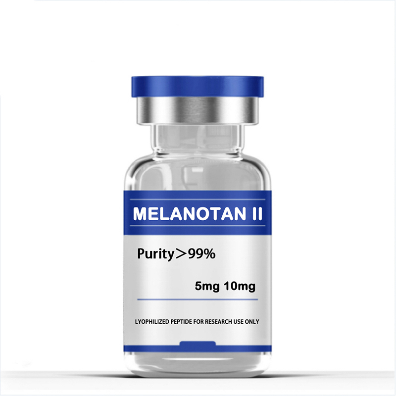 High Purity The Factory Price Melanotan II Tanning Peptide Powder 5mg 10mg Injections Melanotan-II Vials CAS:121062-08-6